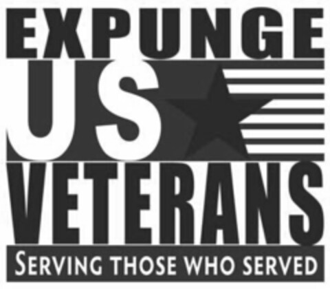 EXPUNGE US VETERANS SERVING THOSE WHO SERVED Logo (USPTO, 10.06.2016)