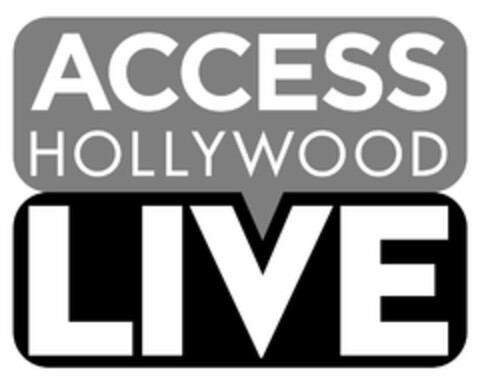 ACCESS HOLLYWOOD LIVE Logo (USPTO, 27.09.2016)
