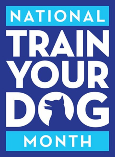 NATIONAL TRAIN YOUR DOG MONTH Logo (USPTO, 24.02.2017)