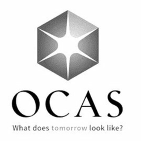 OCAS WHAT DOES TOMORROW LOOK LIKE? Logo (USPTO, 04/21/2017)