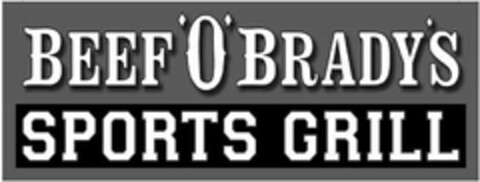 BEEF 'O' BRADY'S SPORTS GRILL Logo (USPTO, 08/22/2017)