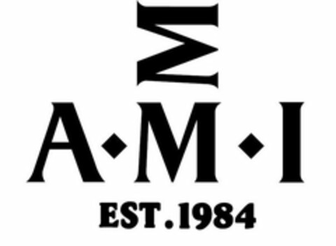 AMI EST. 1984 M Logo (USPTO, 18.10.2017)