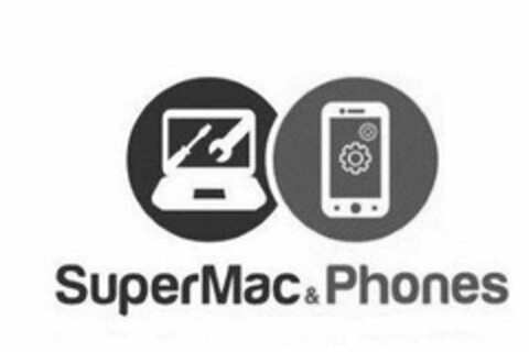 SUPERMAC & PHONES Logo (USPTO, 20.08.2018)