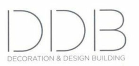 DDB DECORATION DESIGN BUILDING Logo (USPTO, 12/10/2018)