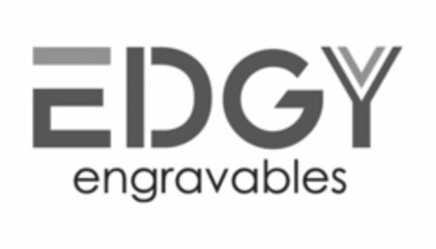 EDGY ENGRAVABLES Logo (USPTO, 08.01.2019)