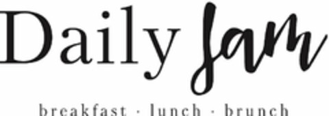DAILY JAM BREAKFAST · LUNCH · BRUNCH Logo (USPTO, 11.02.2019)