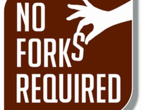 NO FORKS REQUIRED Logo (USPTO, 04.04.2019)