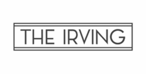 THE IRVING Logo (USPTO, 22.07.2019)