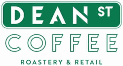 DEAN ST COFFEE ROASTERY & RETAIL Logo (USPTO, 24.06.2020)