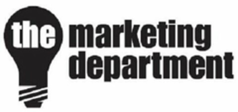 THE MARKETING DEPARTMENT Logo (USPTO, 03/06/2009)