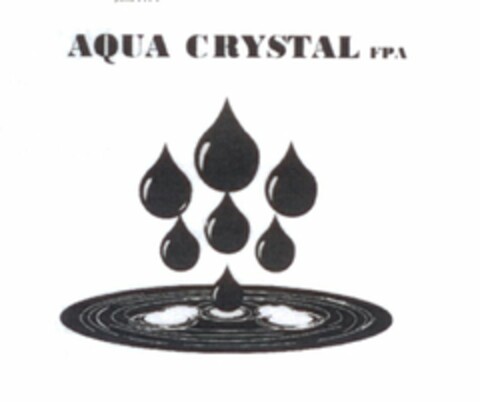 AQUA CRYSTAL FPA Logo (USPTO, 10.11.2009)