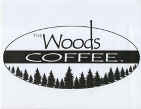 THE WOODS COFFEE Logo (USPTO, 14.12.2009)