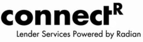 CONNECTR LENDER SERVICES POWERED BY RADIAN Logo (USPTO, 09/13/2010)