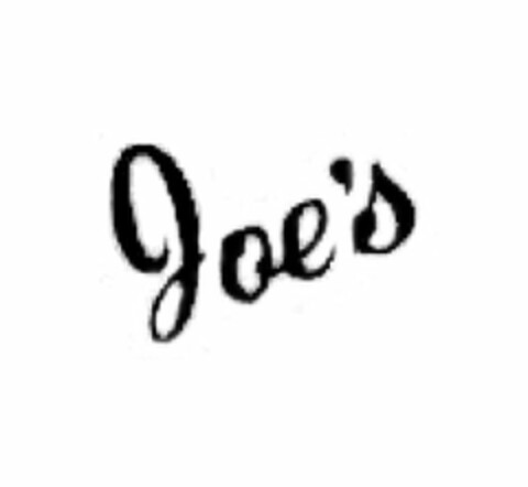 JOE'S Logo (USPTO, 09.09.2011)