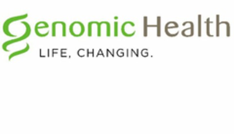 GENOMIC HEALTH LIFE, CHANGING. Logo (USPTO, 04/06/2012)