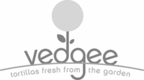 VEDGEE TORTILLAS FRESH FROM THE GARDEN Logo (USPTO, 09/24/2012)