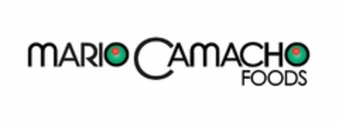 MARIO CAMACHO FOODS Logo (USPTO, 10/25/2012)