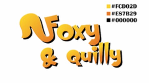 FOXY & QUILLY Logo (USPTO, 07.11.2012)