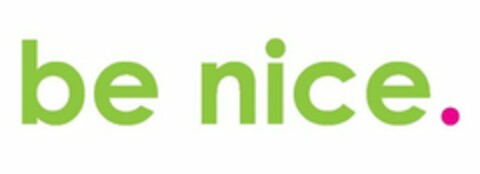 BE NICE. Logo (USPTO, 29.11.2012)