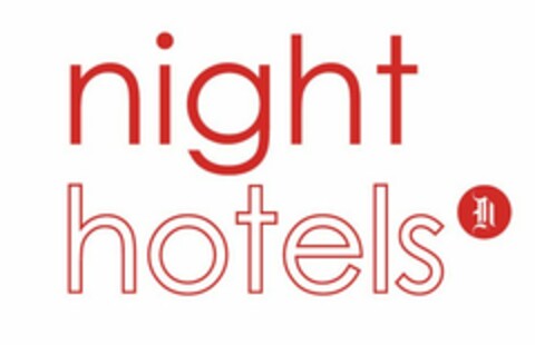 N NIGHT HOTELS Logo (USPTO, 10.06.2014)