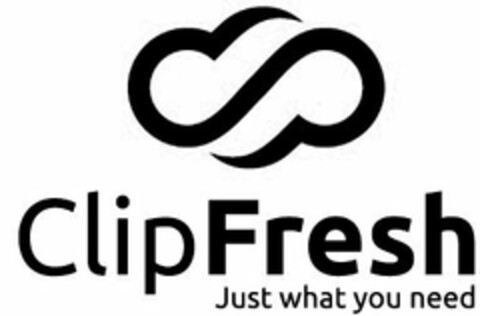 CLIPFRESH JUST WHAT YOU NEED Logo (USPTO, 09/29/2014)