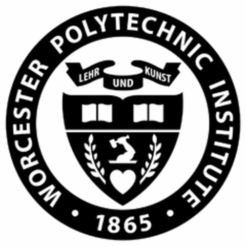 WORCESTER POLYTECHNIC INSTITUTE 1865 LEHR UND KUNST Logo (USPTO, 24.04.2015)