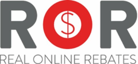 ROR REAL ONLINE REBATES Logo (USPTO, 09/30/2015)