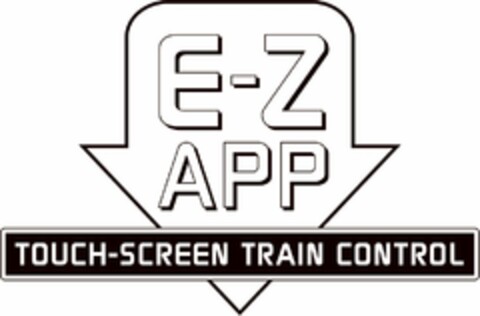 E-Z APP TOUCH-SCREEN TRAIN CONTROL Logo (USPTO, 15.01.2016)