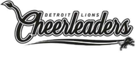 DETROIT LIONS CHEERLEADERS Logo (USPTO, 17.06.2016)