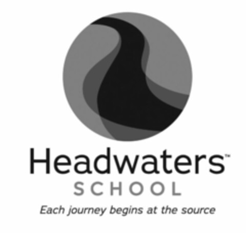 HEADWATERS SCHOOL EACH JOURNEY BEGINS AT THE SOURCE Logo (USPTO, 08/18/2016)