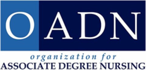 ORGANIZATION FOR ASSOCIATE DEGREE NURSING OADN Logo (USPTO, 10/12/2016)