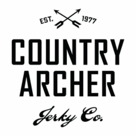 COUNTRY ARCHER JERKY CO. EST. 1977 Logo (USPTO, 21.07.2017)