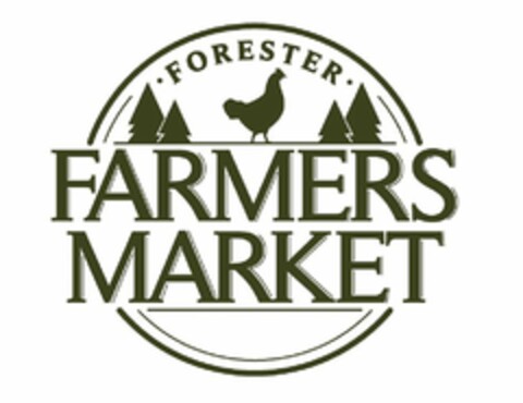 FORESTER FARMERS MARKET Logo (USPTO, 10/30/2017)