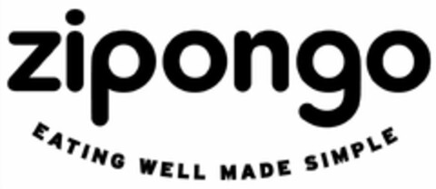 ZIPONGO EATING WELL MADE SIMPLE Logo (USPTO, 20.02.2018)