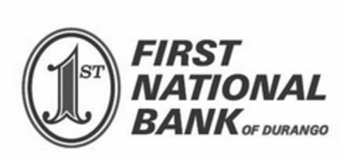 1ST FIRST NATIONAL BANK OF DURANGO Logo (USPTO, 06.07.2018)