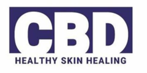 CBD HEALTHY SKIN HEALING Logo (USPTO, 03/04/2019)