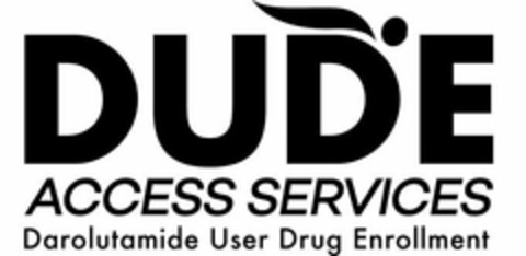 DUDE ACCESS SERVICES DAROLUTAMIDE USER DRUG ENROLLMENT Logo (USPTO, 05/29/2019)