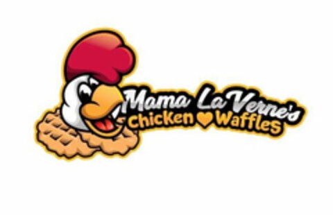 MAMA LAVERNE'S CHICKEN WAFFLES Logo (USPTO, 23.07.2019)