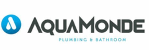 A AQUAMONDE PLUMBING & BATHROOM Logo (USPTO, 06.03.2020)