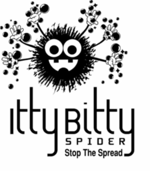 ITTY BITTY SPIDER STOP THE SPREAD Logo (USPTO, 05/12/2020)