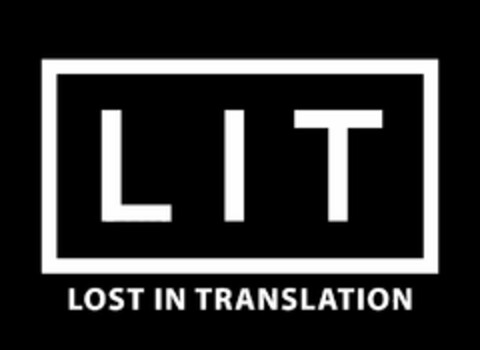 LIT LOST IN TRANSLATION Logo (USPTO, 09/04/2020)