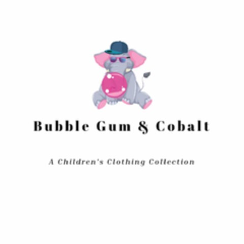 BUBBLE GUM & COBALT A CHILDREN'S CLOTHING COLLECTION Logo (USPTO, 21.09.2020)