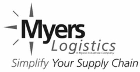 MYERS LOGISTICS A MYERS INDUSTRIES COMPANY SIMPLIFY YOUR SUPPLY CHAIN Logo (USPTO, 07/17/2009)