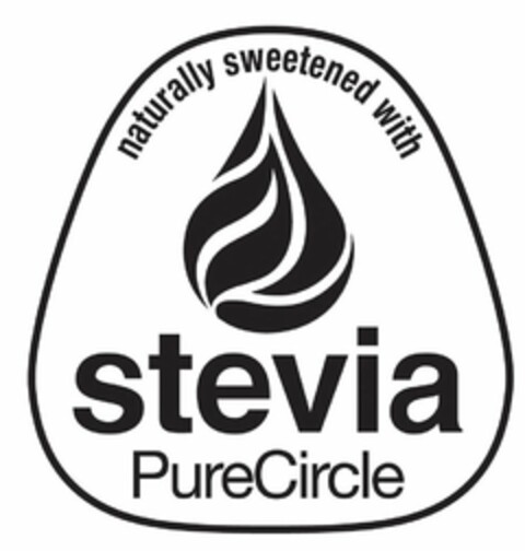 NATURALLY SWEETENED WITH STEVIA PURECIRCLE Logo (USPTO, 12/03/2009)