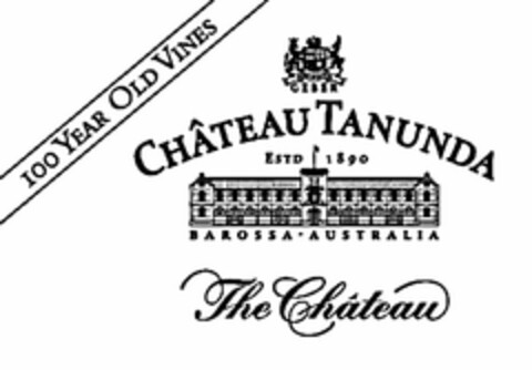 JG 100 YEAR OLD VINES GEBER CHÂTEAU TANUNDA ESTD 1890 BAROSSA AUSTRALIA THE CHÂTEAU JOUR DE MA VIE Logo (USPTO, 16.03.2010)