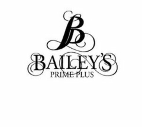 B BAILEY'S PRIME PLUS Logo (USPTO, 18.08.2010)