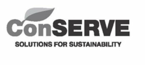 CONSERVE SOLUTIONS FOR SUSTAINABILITY Logo (USPTO, 29.03.2011)