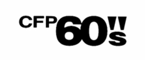 CFP60"S Logo (USPTO, 19.05.2011)