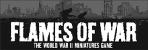 FLAMES OF WAR THE WORLD WAR II MINIATURES GAME Logo (USPTO, 05/24/2011)