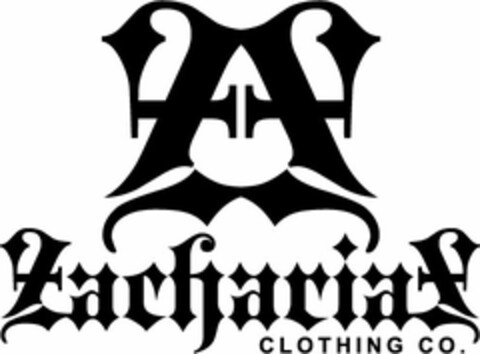 ZZ ZACHARIAS CLOTHING CO. Logo (USPTO, 06.08.2011)